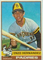 1976 Topps Baseball Cards      289     Enzo Hernandez